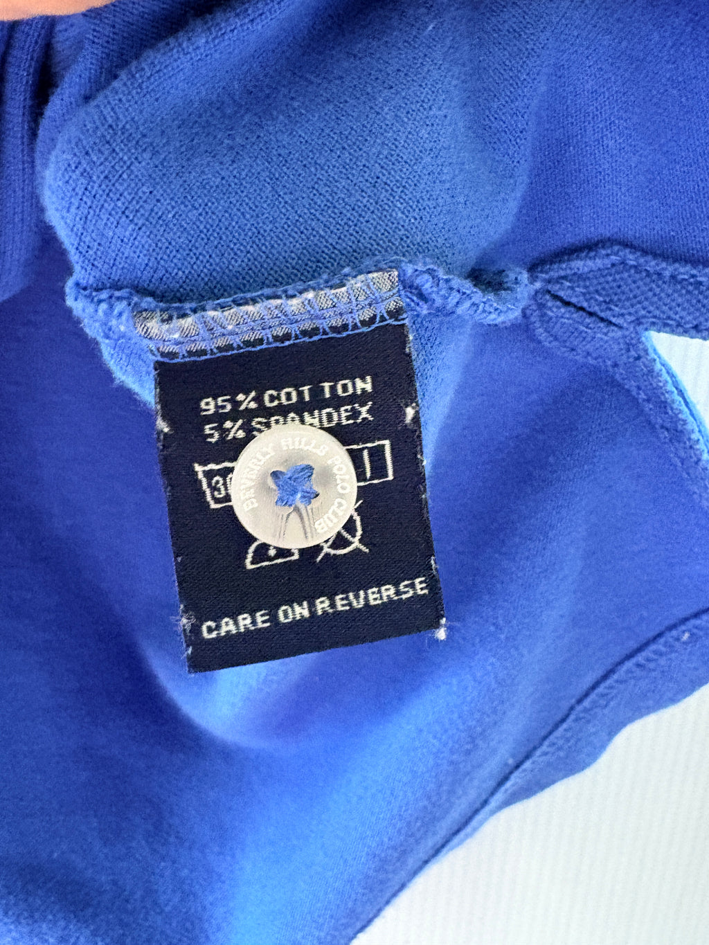 Beverly Hills Polo Club Sleeveless Polo Shirt Blue Bear Embroidery Women's S - Image 3
