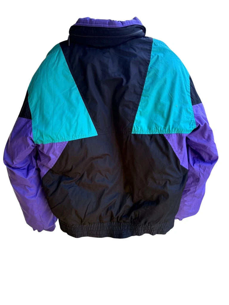 Skiner Sport Wear Vintage Colorblock Puffer Jacket Multicolour - Image 4