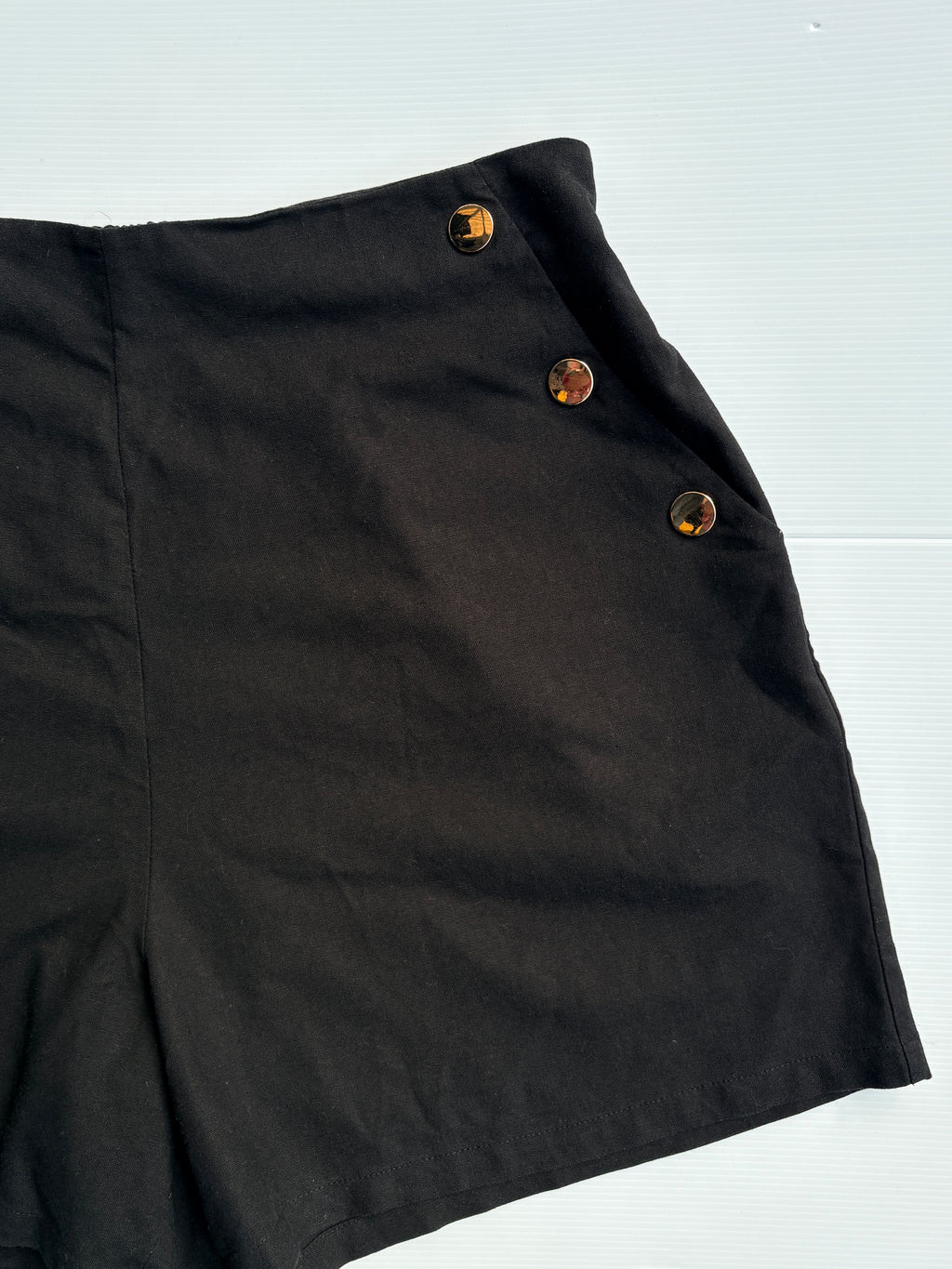 City Chic Casual Shorts Black Size S - Image 3