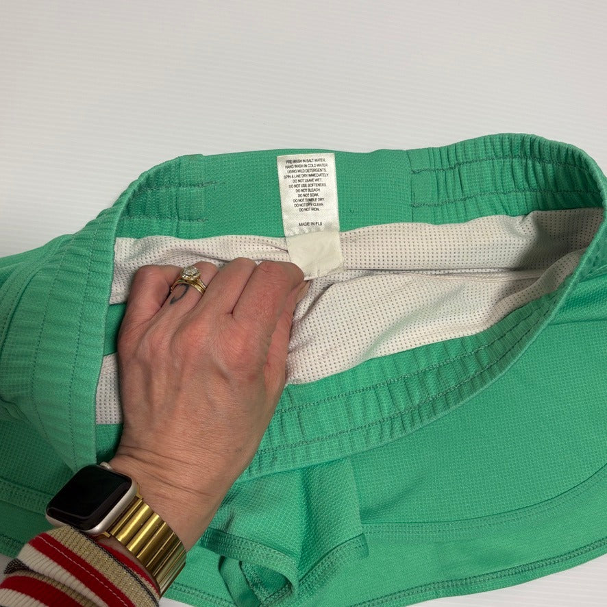 Rockwear Women's Running Shorts Green Size 10 - Image 3