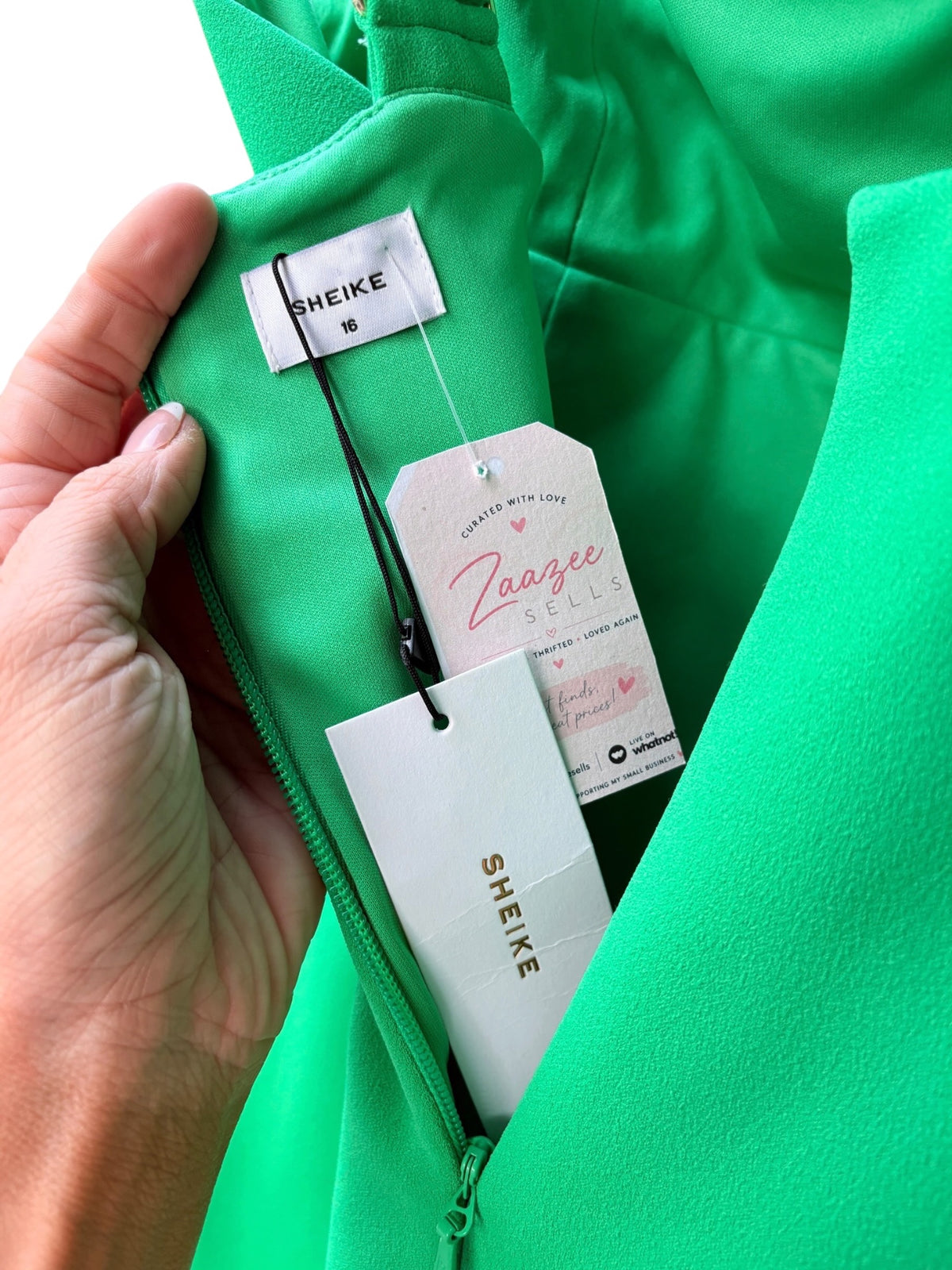 Sheike Mariah Maxi Dress Green Size 16 - Image 5