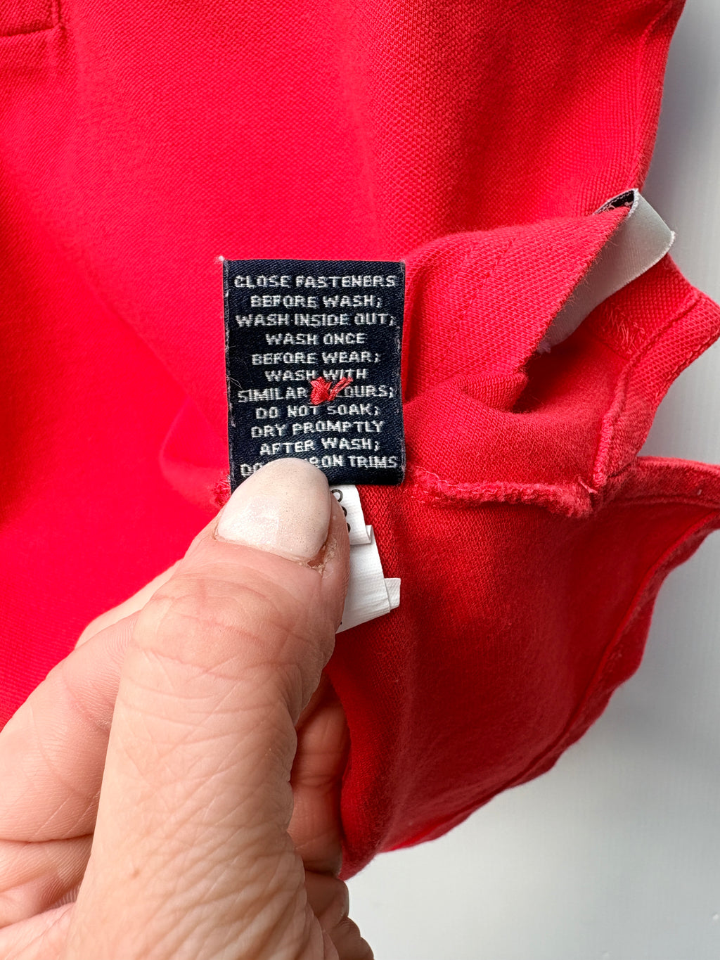 Beverly Hills Polo Club Sleeveless Polo Shirt Red Bear Embroidery Small - Image 2
