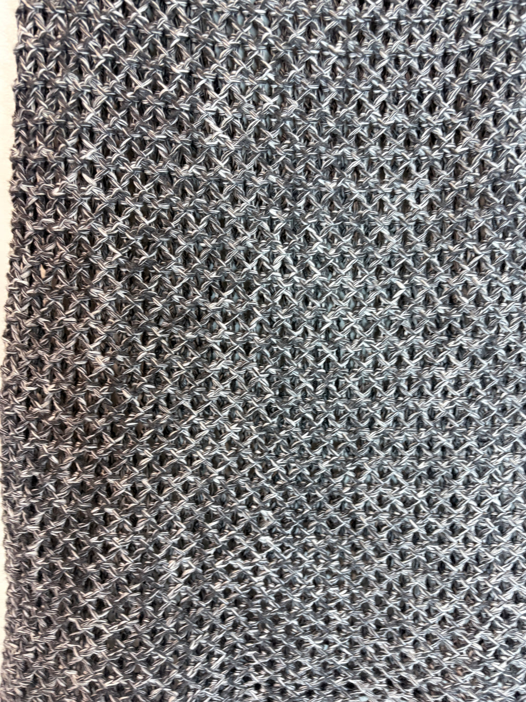 All About May Open Knit Sleeveless Tunic Top/Dress Grey Size 8 - Image 3