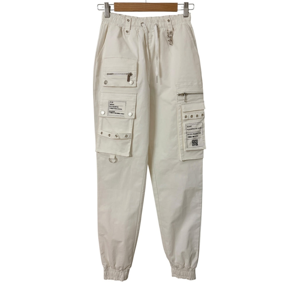 Manière De Voir Cargo Chain Pants White Size 6 - Image 2