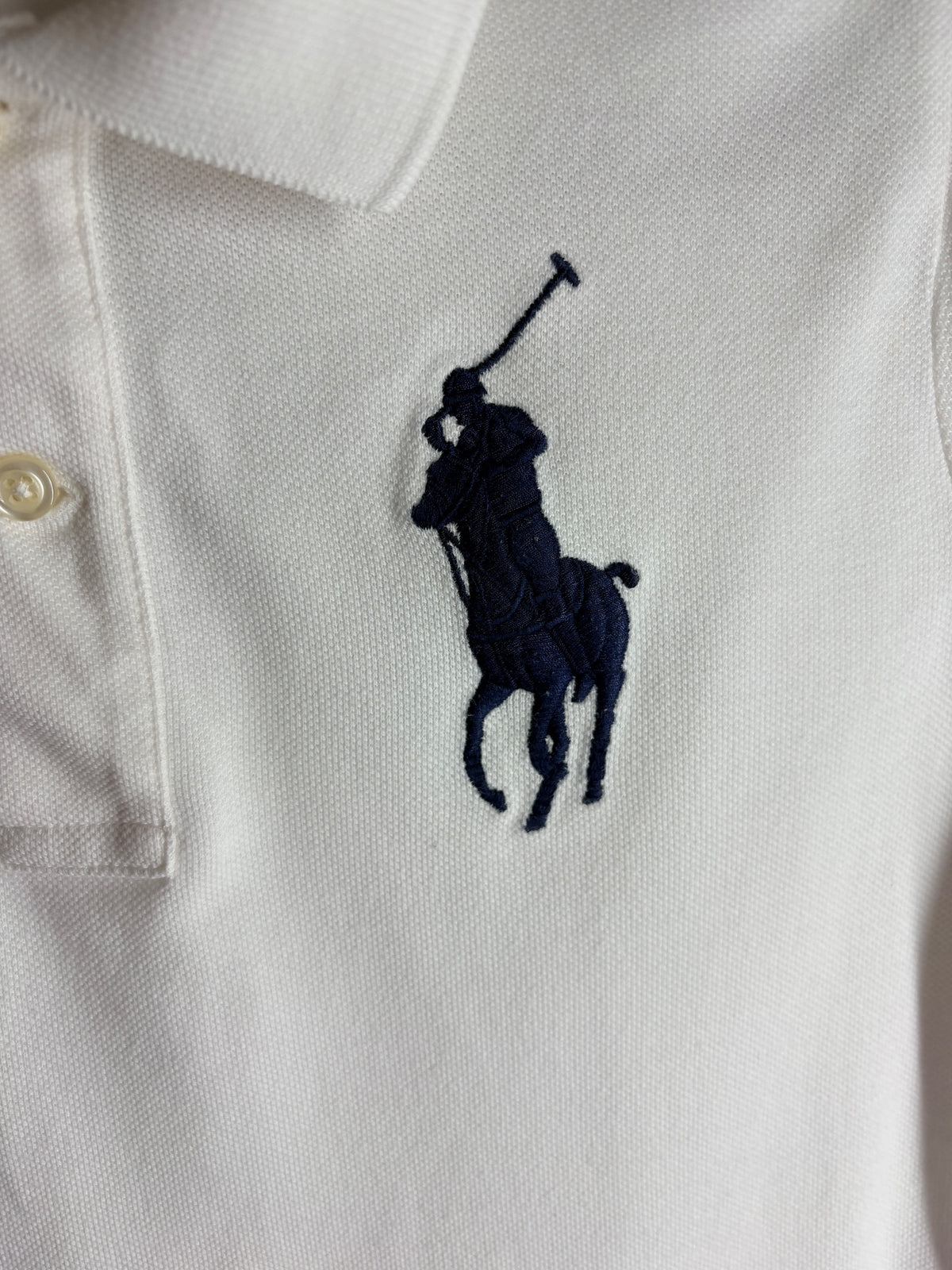 Polo Ralph Lauren The Skinny Polo Shirt White Women's Size S - Image 5