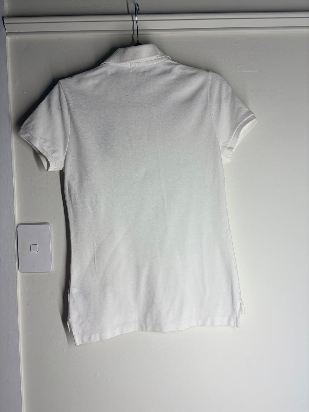 Polo Ralph Lauren The Skinny Polo Shirt White Women's Size S - Image 7