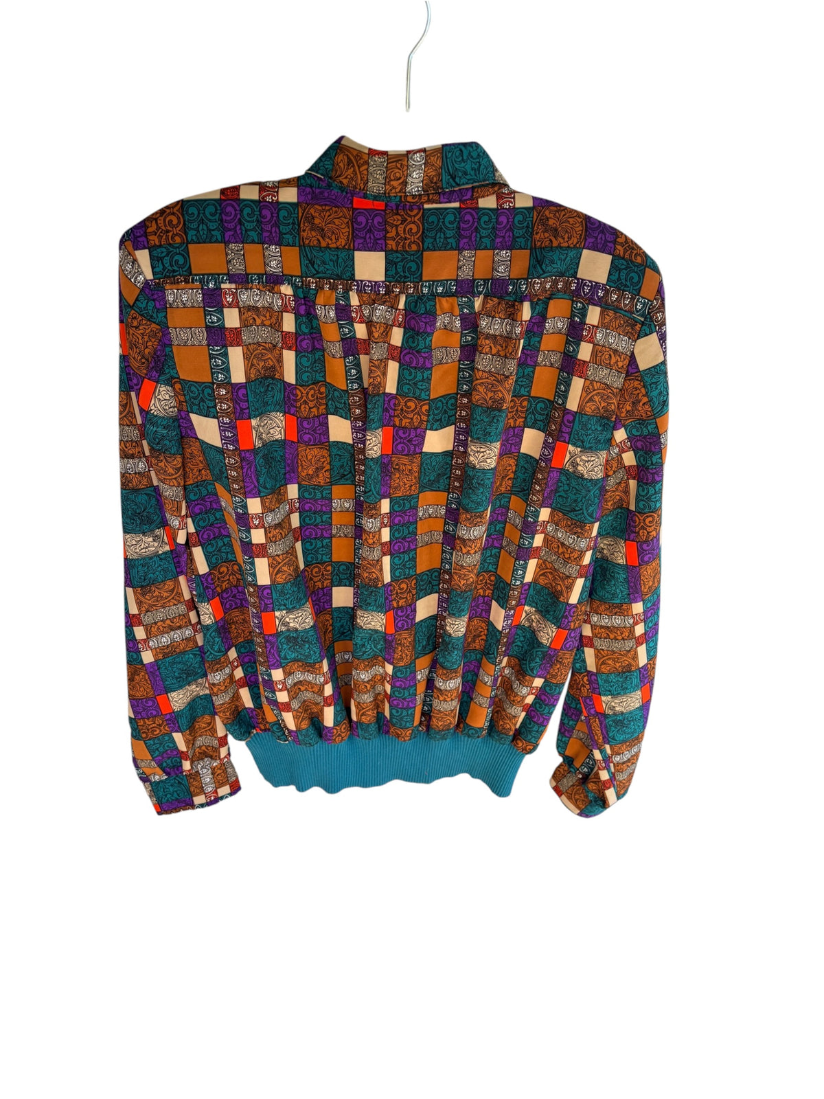 Today's Classics Vintage Geometric Print Blouse Multicolour Size 16 - Image 6