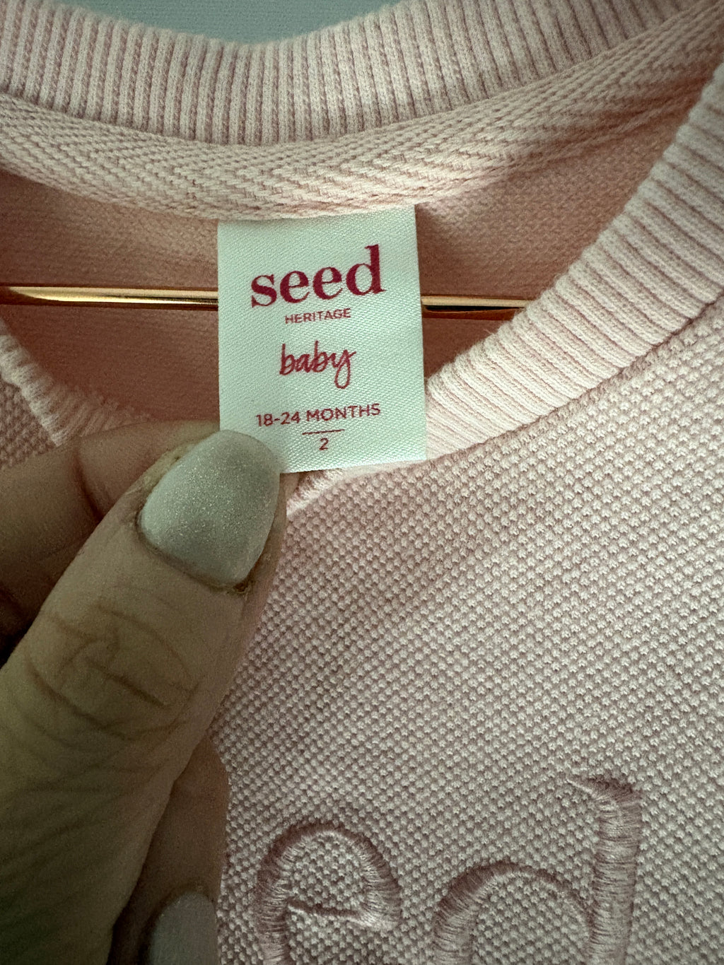 Seed Heritage Sweatshirt Tulle Dress Pink Size 2 - Image 2